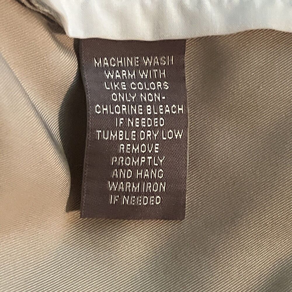Daniel Cremieux khaki Tan Pants Signature Collection 36 x 32 - Picture 3 of 4